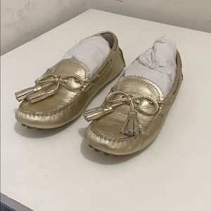Coach Gold Moccasins - Nadia